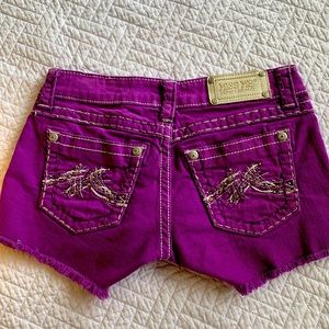 💜Purple Miss Me shorts - Size 25